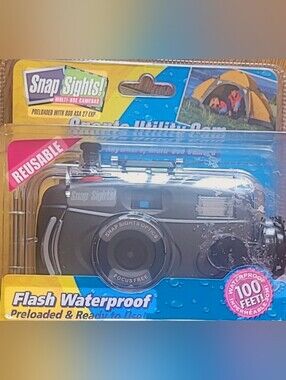 Flash Waterproof Reusable Camera - Black